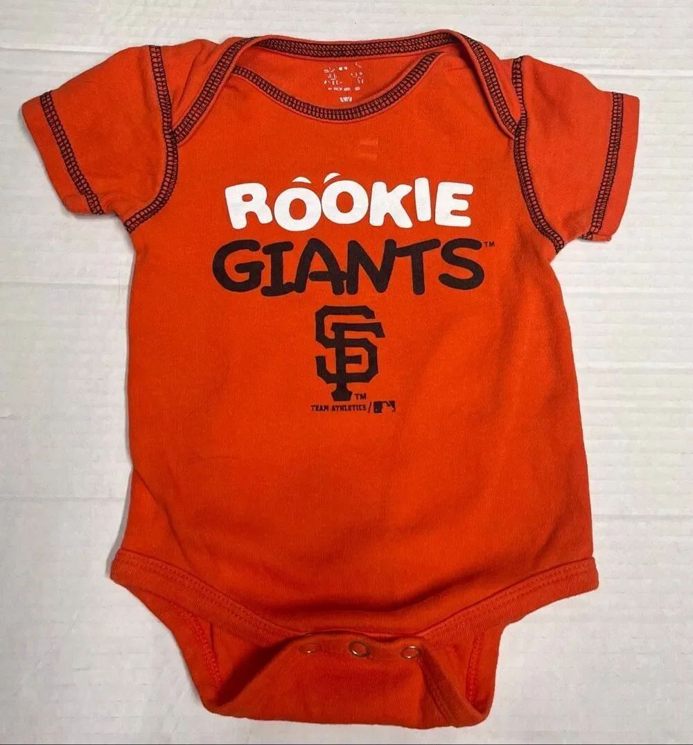 Genuine Merchandise San Francisco Giants Rookie Bodysuit   Boys Size 3-6 Months